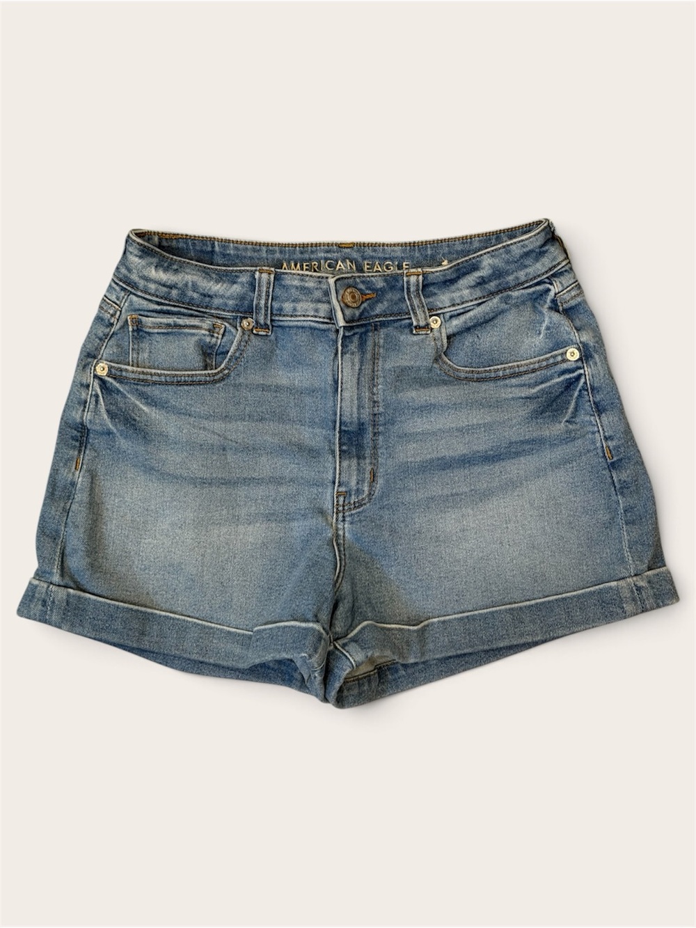 American Eagle Mom Short Jean Shorts High Waisted